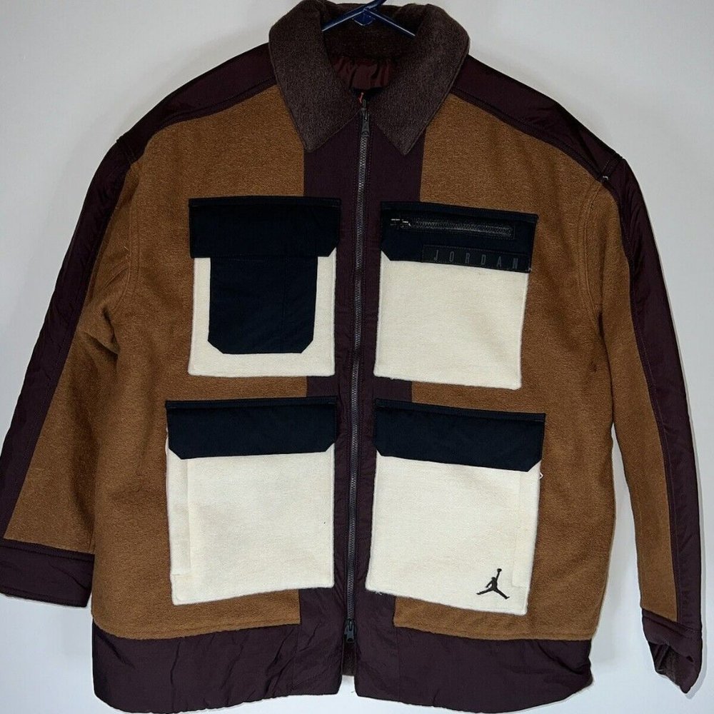 NIKE JORDAN COZY Women's Jacket Size Small DJ2723-204 Colorblock NWT